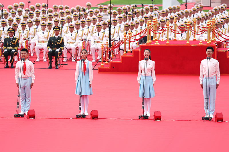 中国共产党成立100周年大会千人献词团领诵员