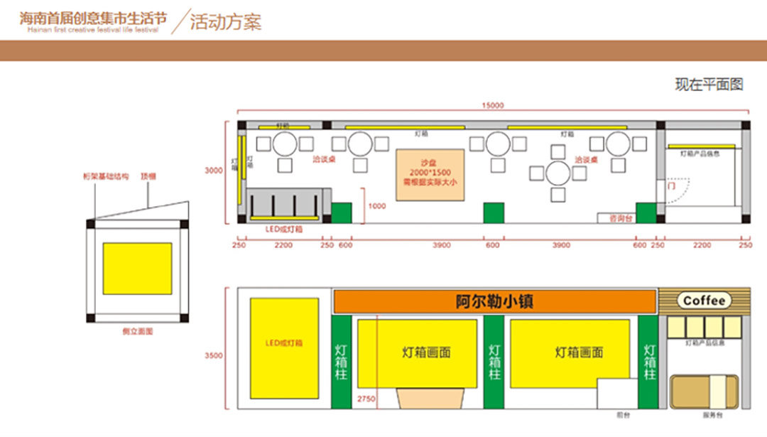 活动场地平面图