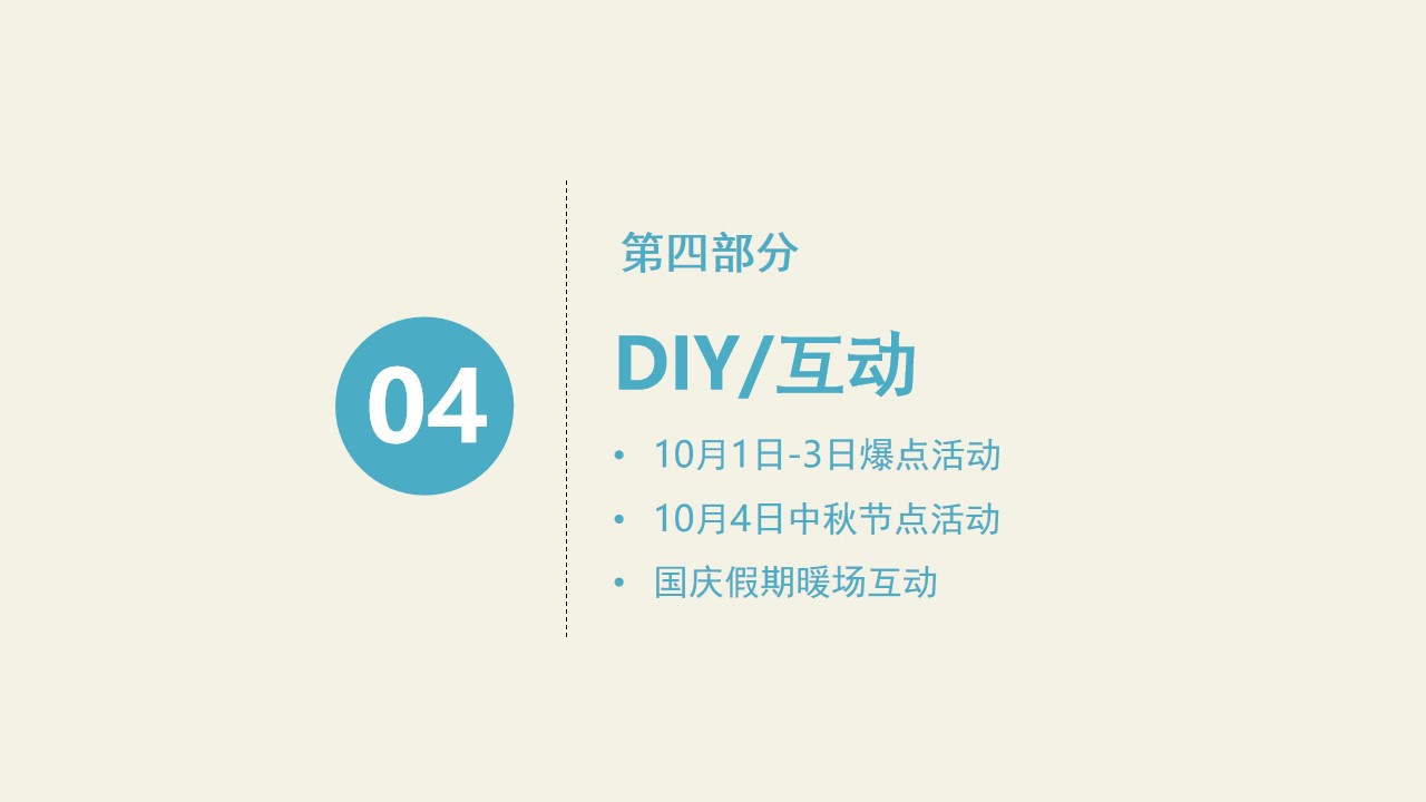 第四部分——DIY互动